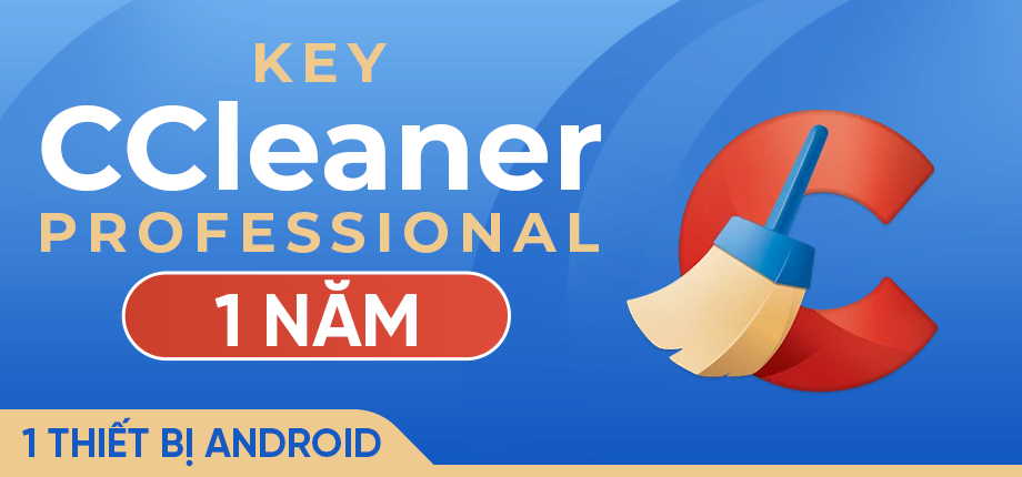 Kích hoạt CCleaner Professional (1 năm - 1 thiết bị Android)
